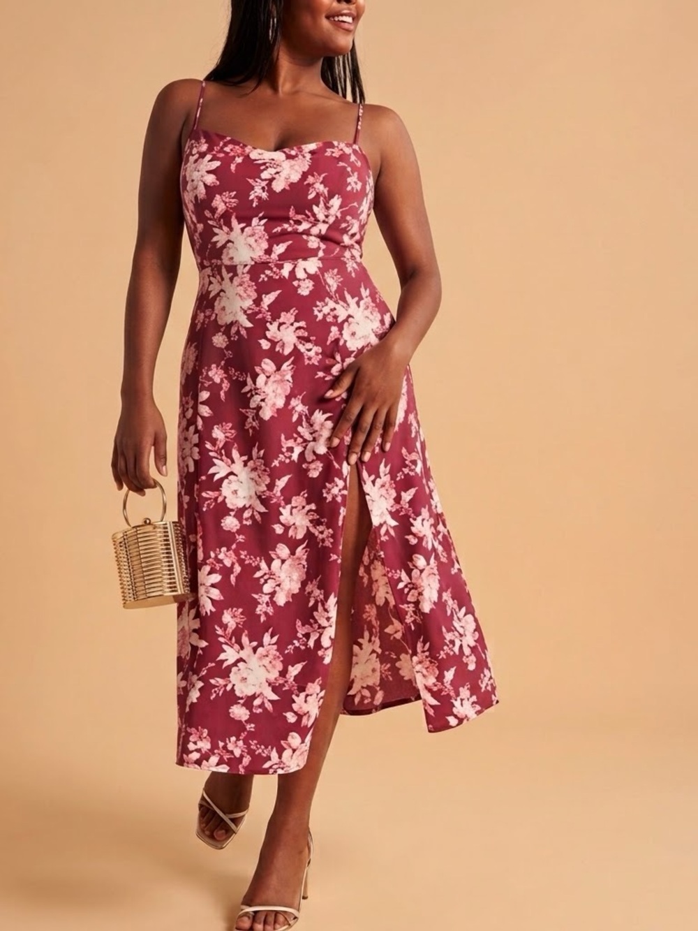 Abercrombie & Fitch Camille Midi Dress Size Small NWT